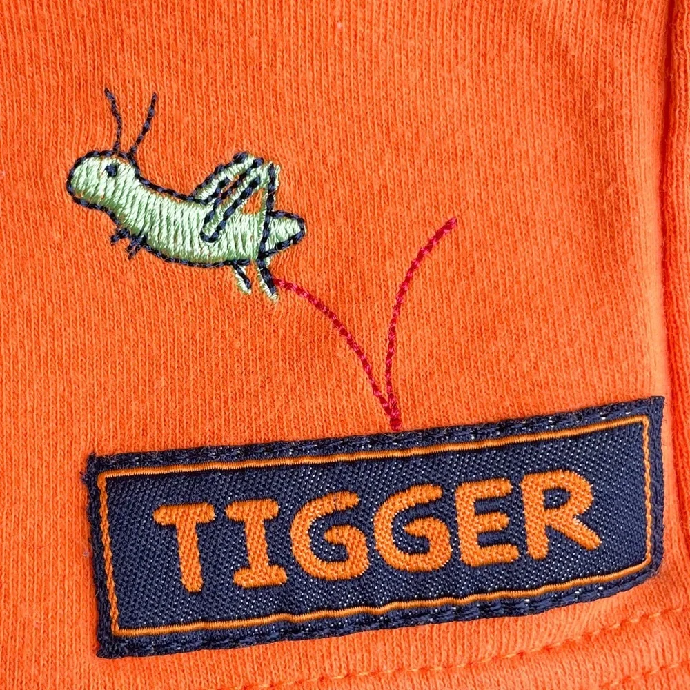 Tigger Face Vtg 2000s The Wonderful World Of Disney Romper Youth Size (6M) - Picture 5 of 8